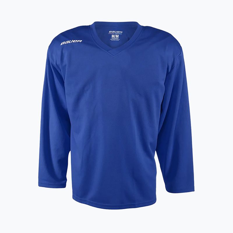 Dětské hokejové tričko Longsleeve Bauer Flex Practice Jersey Jr blue