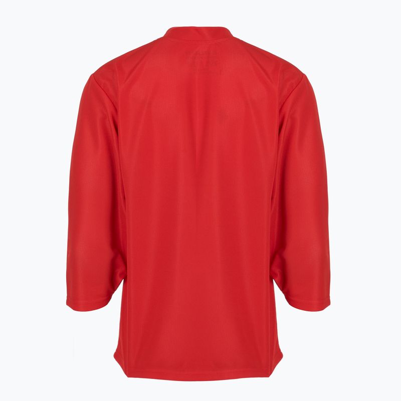 Dětský hokejový dres Longsleeve Bauer Flex Practice Jersey Jr red 2