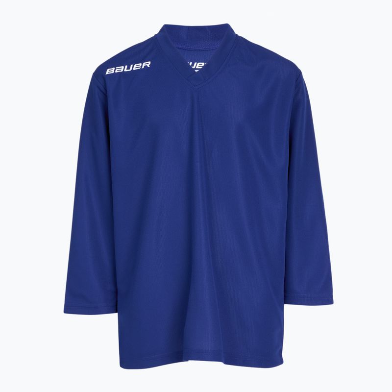Dětský hokejový dres Longsleeve Bauer Flex Practice Jersey Jr white