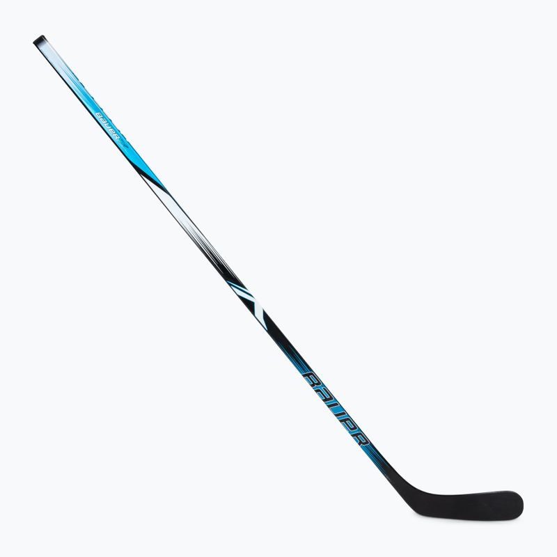 Hokejka Bauer X Series Grip Sr F60 black/white/blue