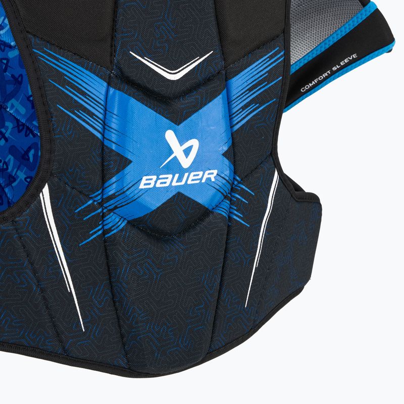 Hokejové ramenní chrániče Bauer X Shoulder Pad Int black/blue 5