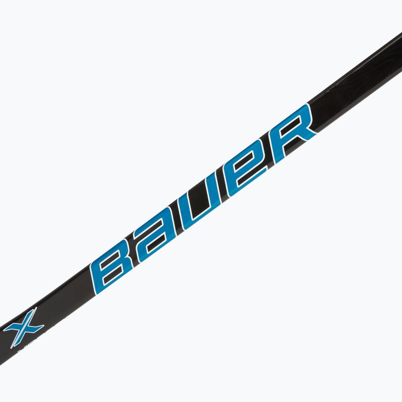 Hokejka Bauer X Series Grip Sr F80 R black/blue/green 2