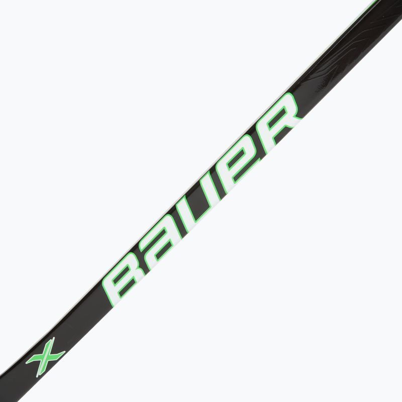 Dětská hokejka Bauer X Series Grip Jr F40 L black/blue/green 2