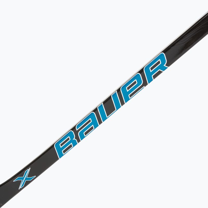 Hokejka Bauer X Series Grip Int F60 L black/blue/green 2