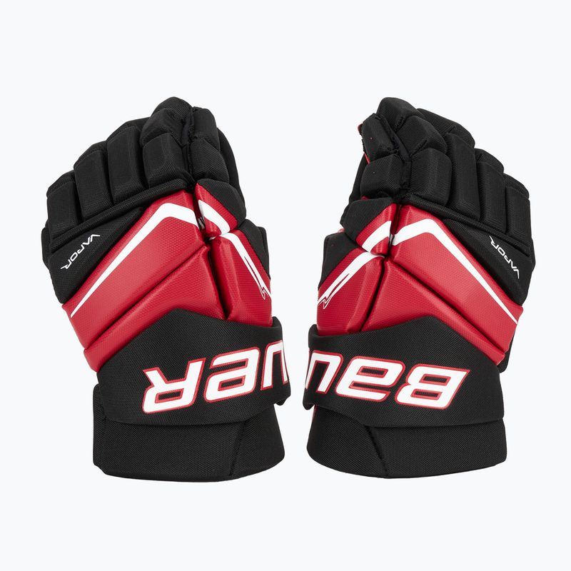 Hokejové rukavice Bauer Vapor Fly40 Sr Black/Red 2