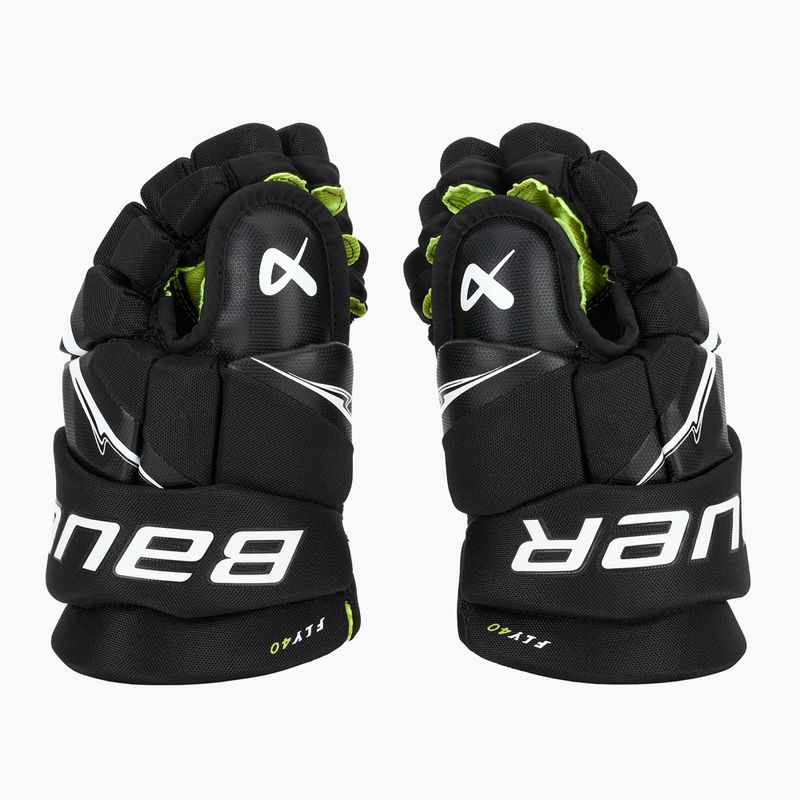 Dětské hokejové rukavice Bauer Vapor Fly40 Jr black/white 4