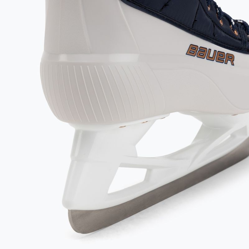 Dětské brusle Bauer Radiant Heated Jr white/black 8