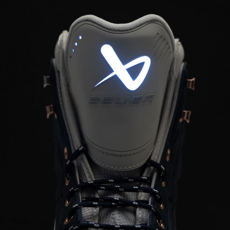 Dětské brusle Bauer Radiant Heated Jr white/black 10