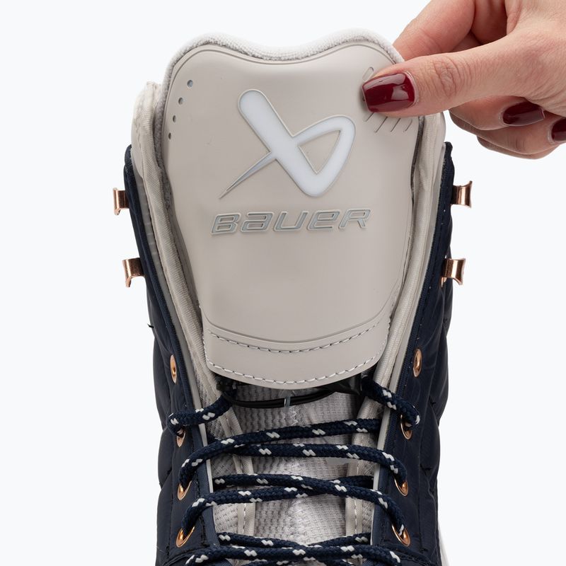 Dětské brusle Bauer Radiant Heated Jr white/black 12