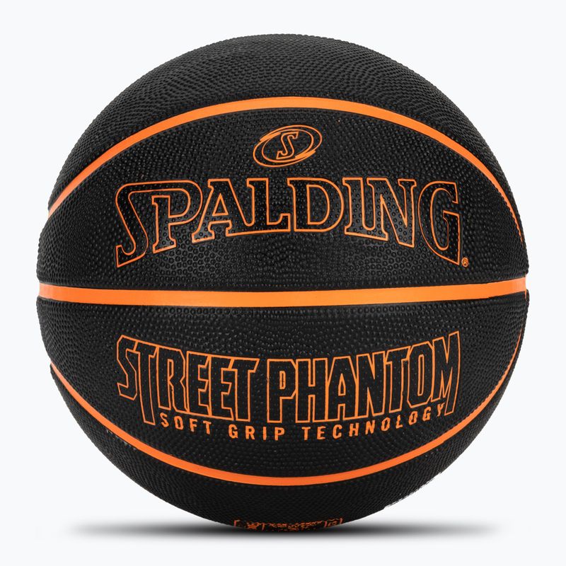 Basketbalový míč Spalding Phantom basketball black/orange velikost 6