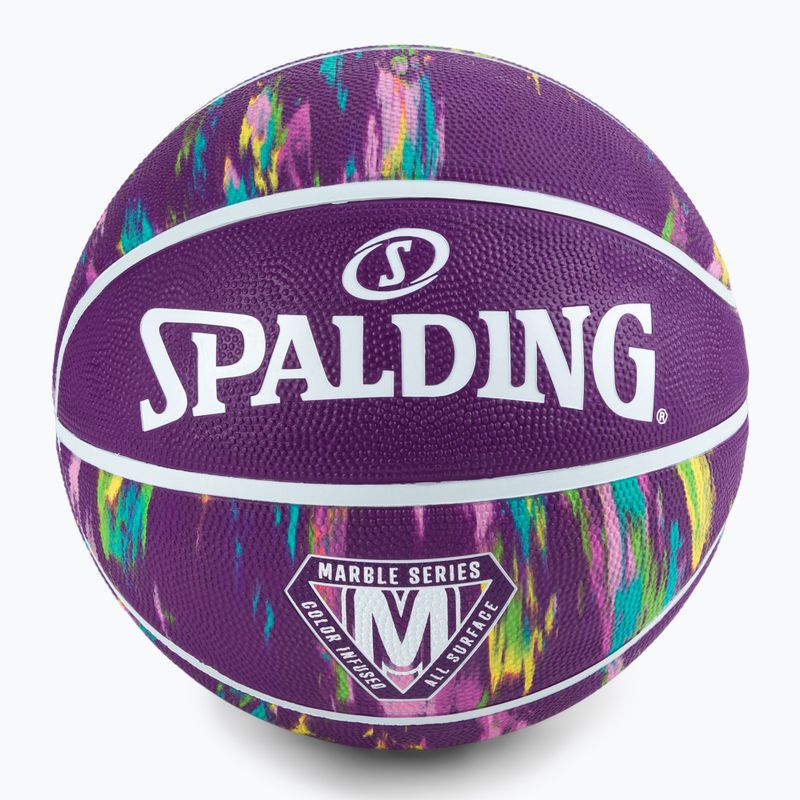 Spalding Marble fialový basketbalový míč 84403Z