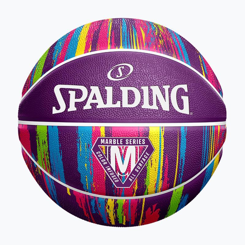 Spalding Marble fialový basketbalový míč 84403Z 4