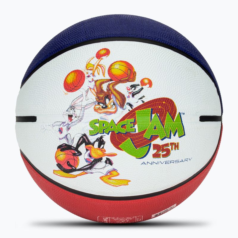 Basketbalový míč Spalding Space Jam Tune white/red/blue velikost 7 2
