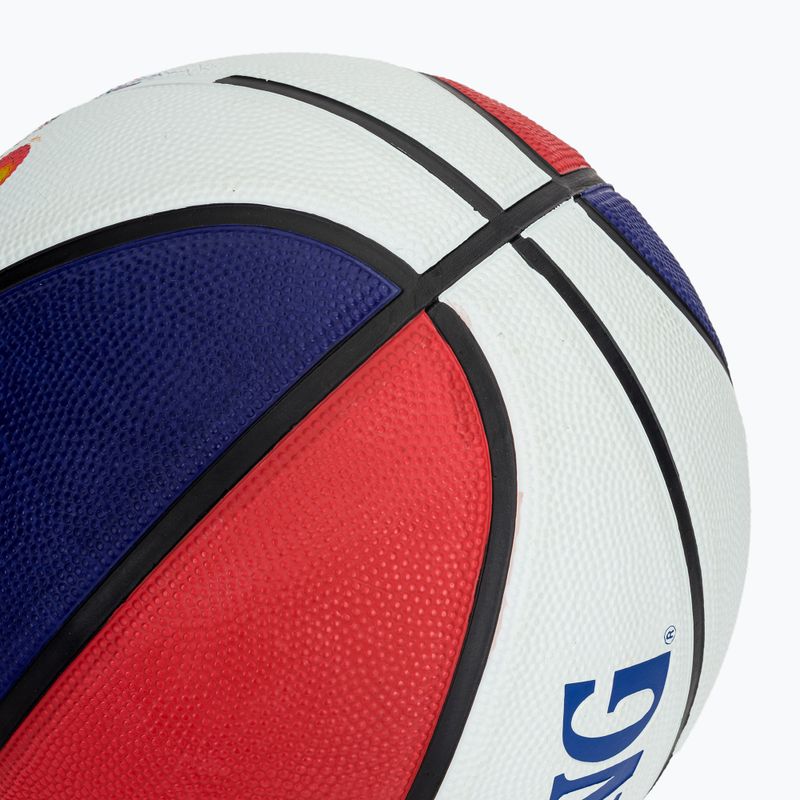 Basketbalový míč Spalding Space Jam Tune white/red/blue velikost 7 5