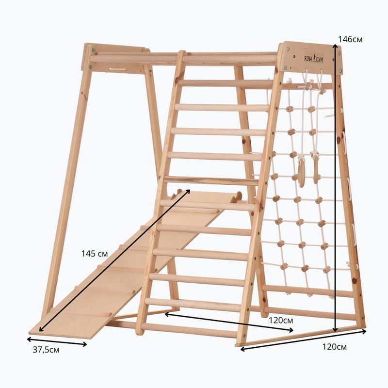 Dřevěný gymnastický rám RINAGYM Classic 8