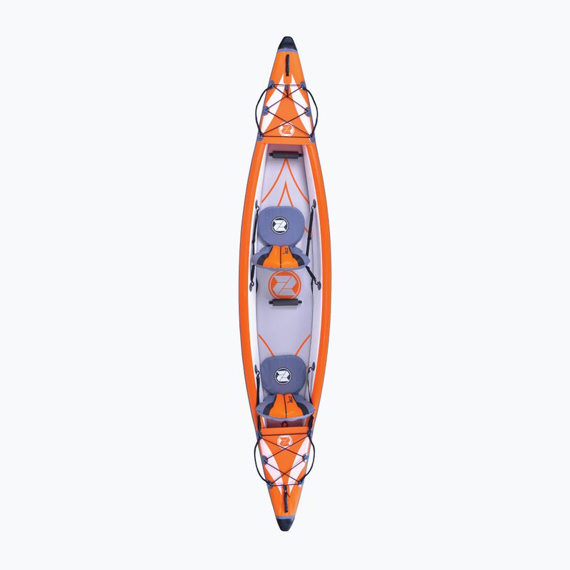 Nafukovací kajak pro 2 osoby ZRAY Drift 14'0" bílý/oranžový 2