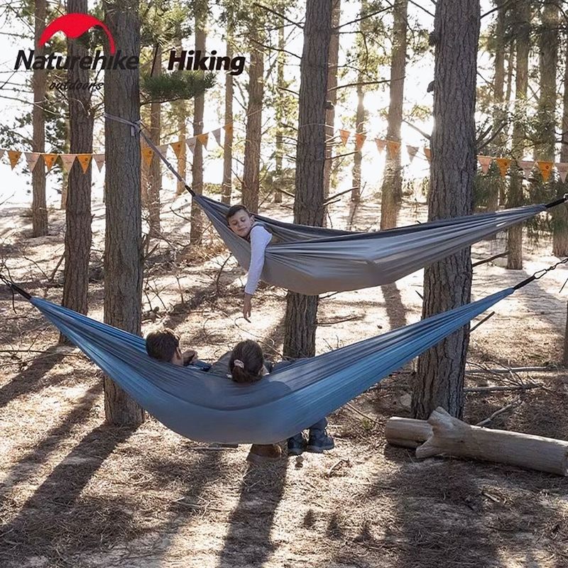 Turistická houpací síť Naturehike Ultralight Swing Single Upgrade blue 2