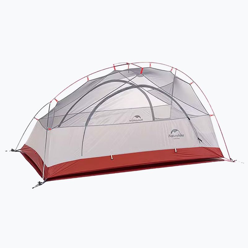 Trekový stan 2- osobowy Naturehike Star River 2 light grey/red 3