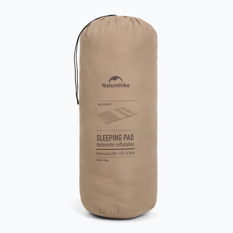 Samonafukovací podložka Naturehike Featherbone Double Regular Wide brown 9