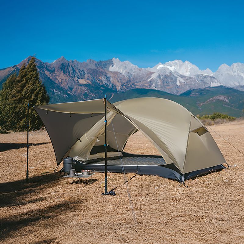 Trekový stan 1os Naturehike Mongar UL1 15D rocky grey 8