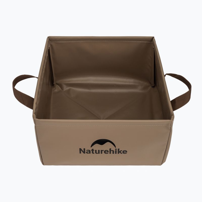 Turistický dřez Naturehike Składany Square Bucket 13 light brown 2