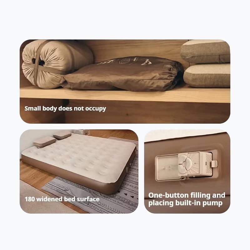 Nafukovací matrace Naturehike Chenjing Single brown 4