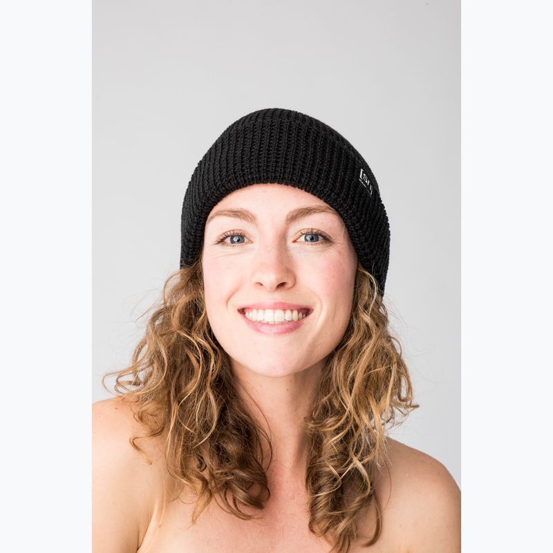 Zimní čepice super.natural City Beanie jet black 3