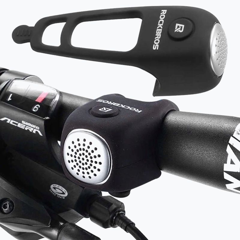Zvonek na kolo Rockbros CB1709BK Electric Bell black 2