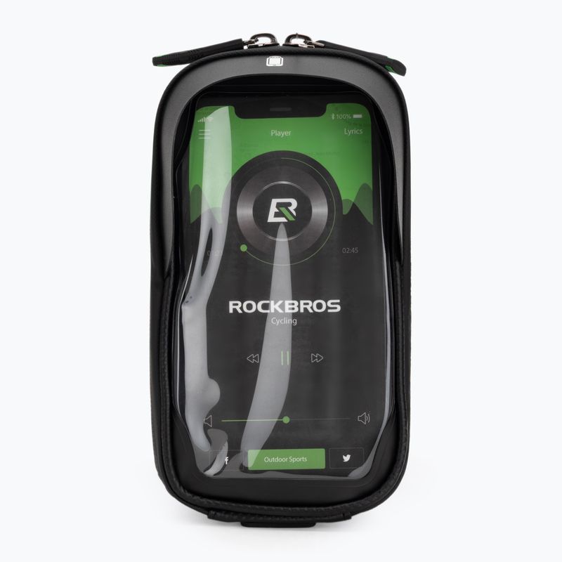 Cyklistická brašna na rám Rockbros 010-4BK Bike Front Bag black