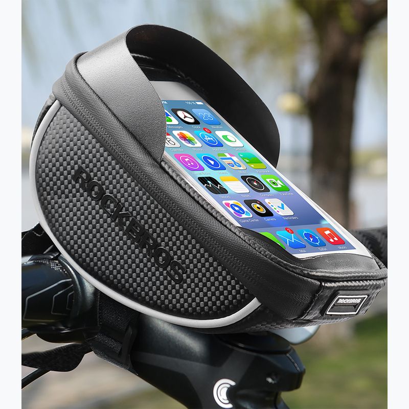 Cyklistická brašna na rám Rockbros 010-4BK Bike Front Bag black 5