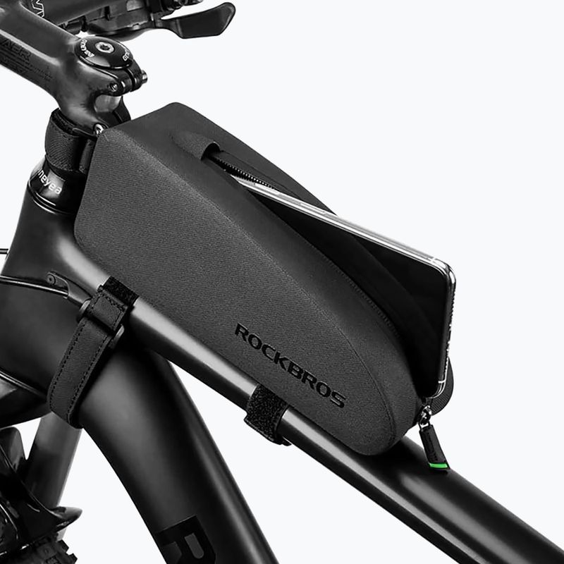 Cyklistická brašna na rám Rockbros AS-019 Bike Tube Bag S black 7