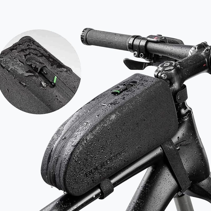 Cyklistická brašna na rám Rockbros AS-019 Bike Tube Bag S black 8
