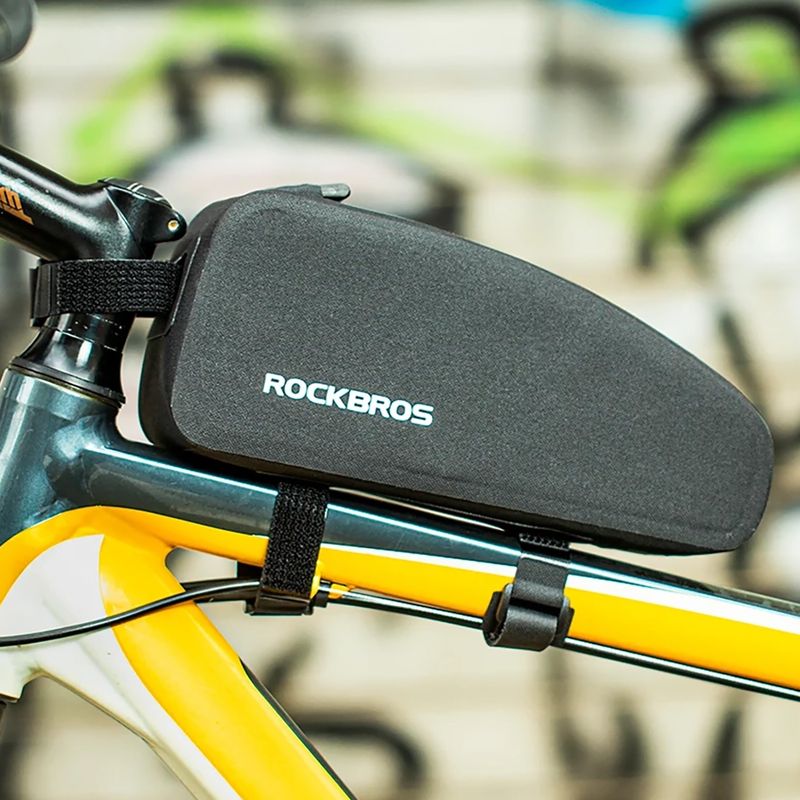 Cyklistická brašna na rám Rockbros AS-019 Bike Tube Bag S black 12