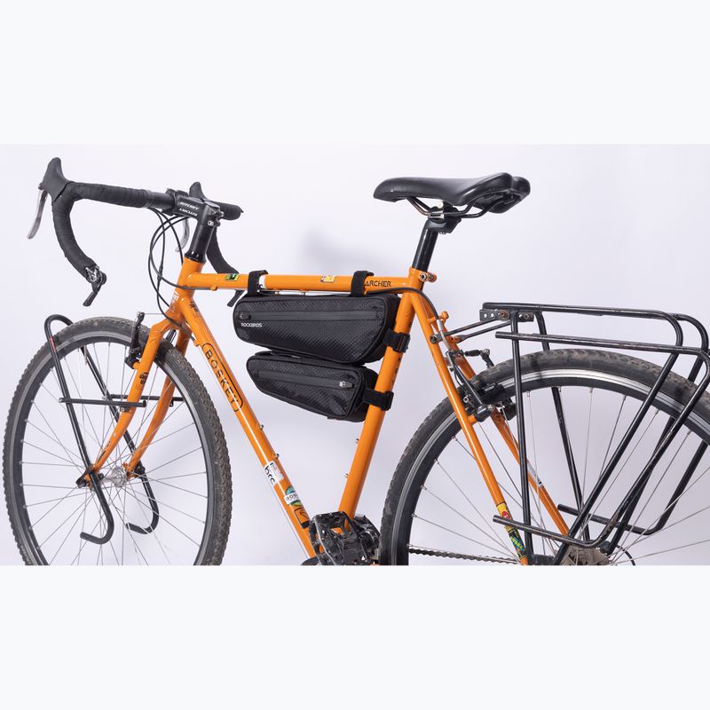 Cyklistická brašna na rám Rockbros 043 Bike Tube Bag 3 l black 2