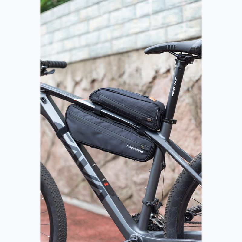 Cyklistická brašna na rám Rockbros 043 Bike Tube Bag 3 l black 4