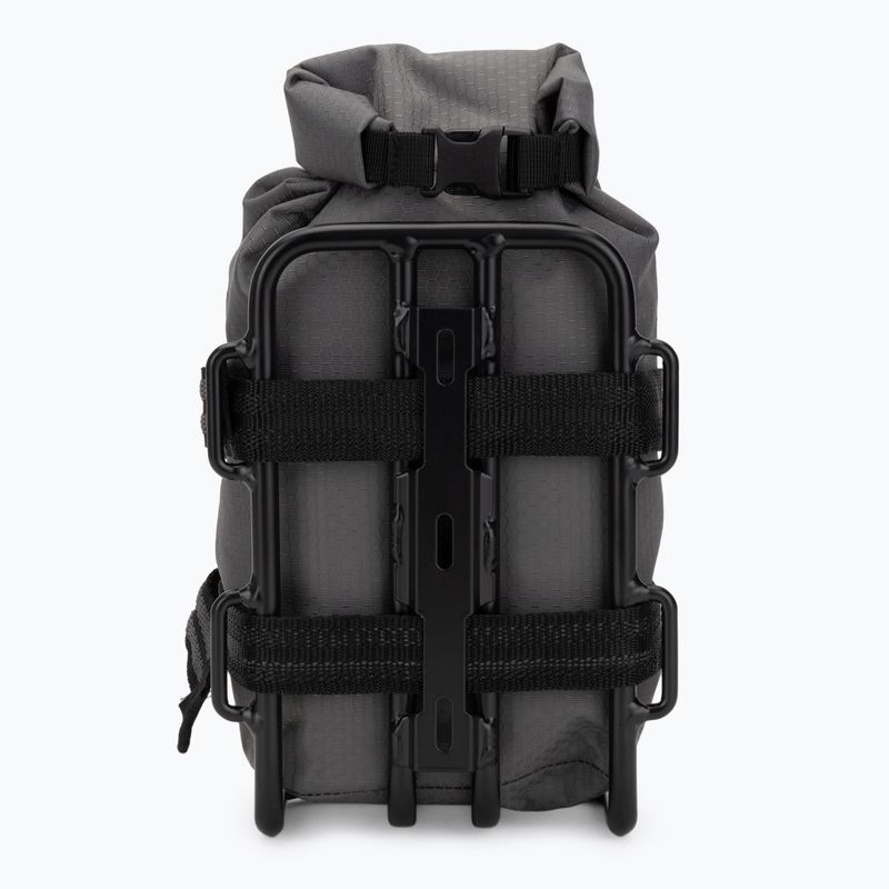 Taška a nosič na cyklistickou vidlici Rockbros Front Fork Rack+Fork Bag grey/black 3