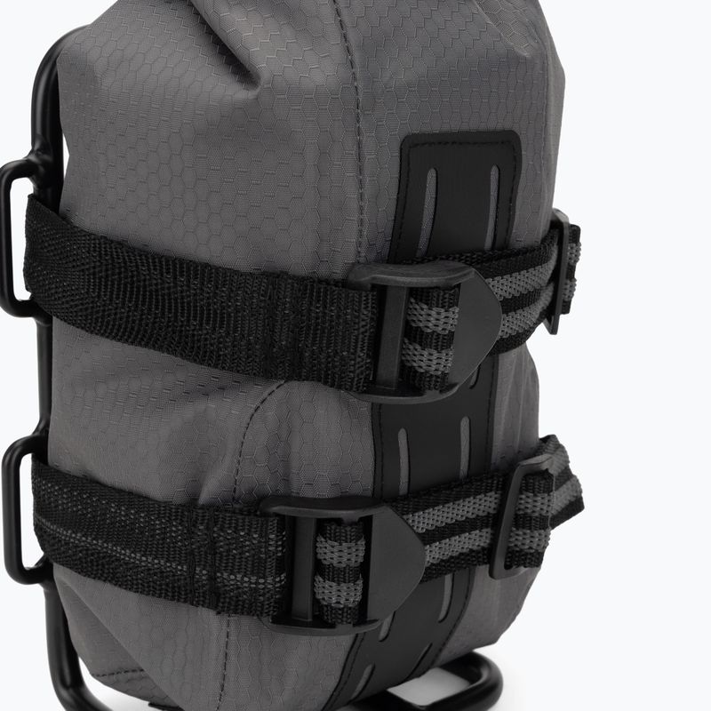 Taška a nosič na cyklistickou vidlici Rockbros Front Fork Rack+Fork Bag grey/black 4