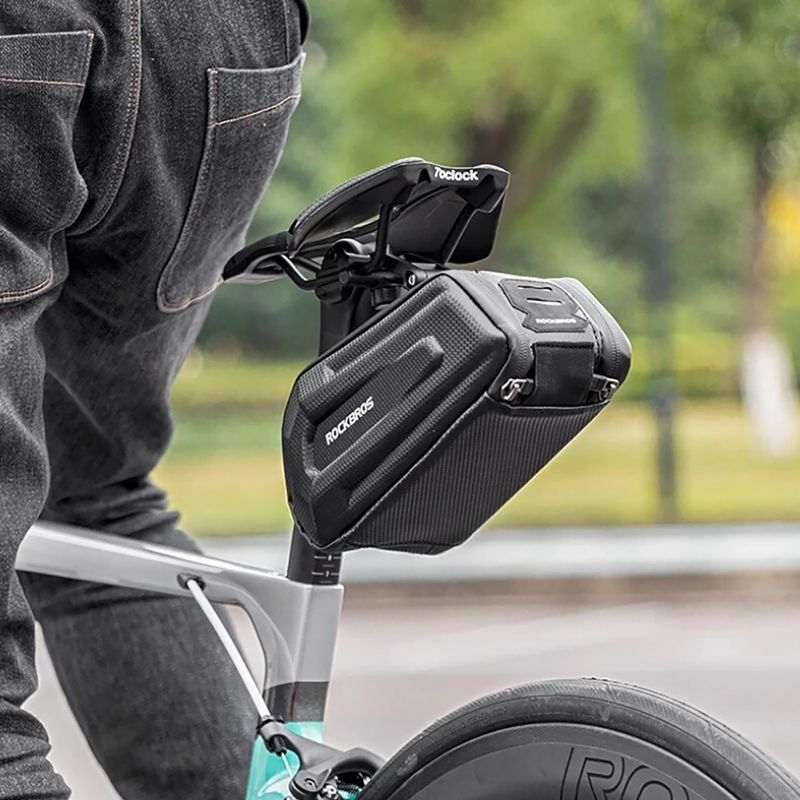 Taška pod sedlo na kolo Rockbros B69 Bike Saddle Bag black 7
