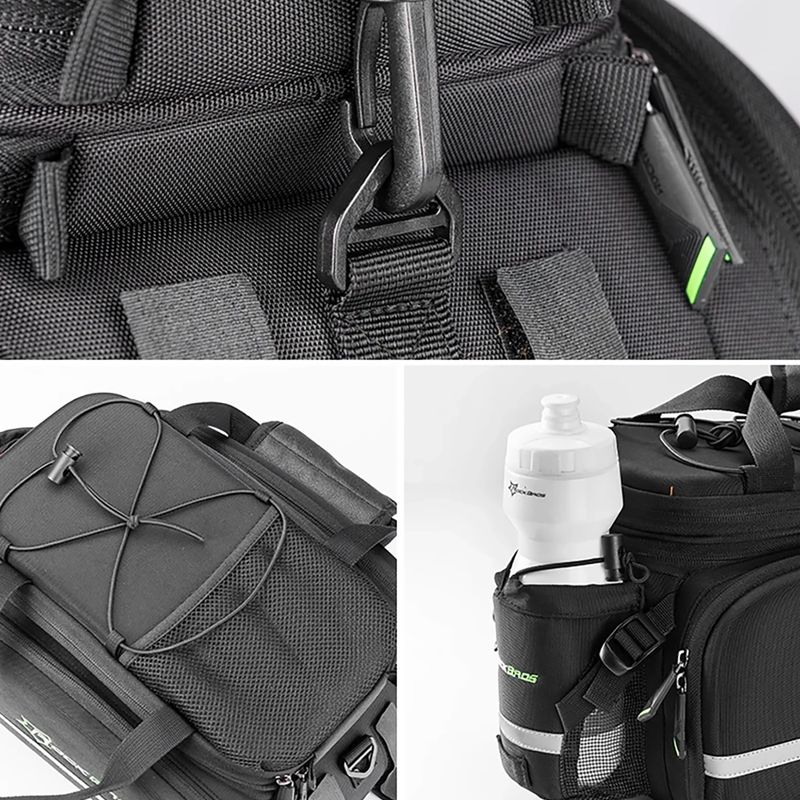 Taška na nosič kola Rockbros A6-03BK Bicycle Pannier Bag black 3
