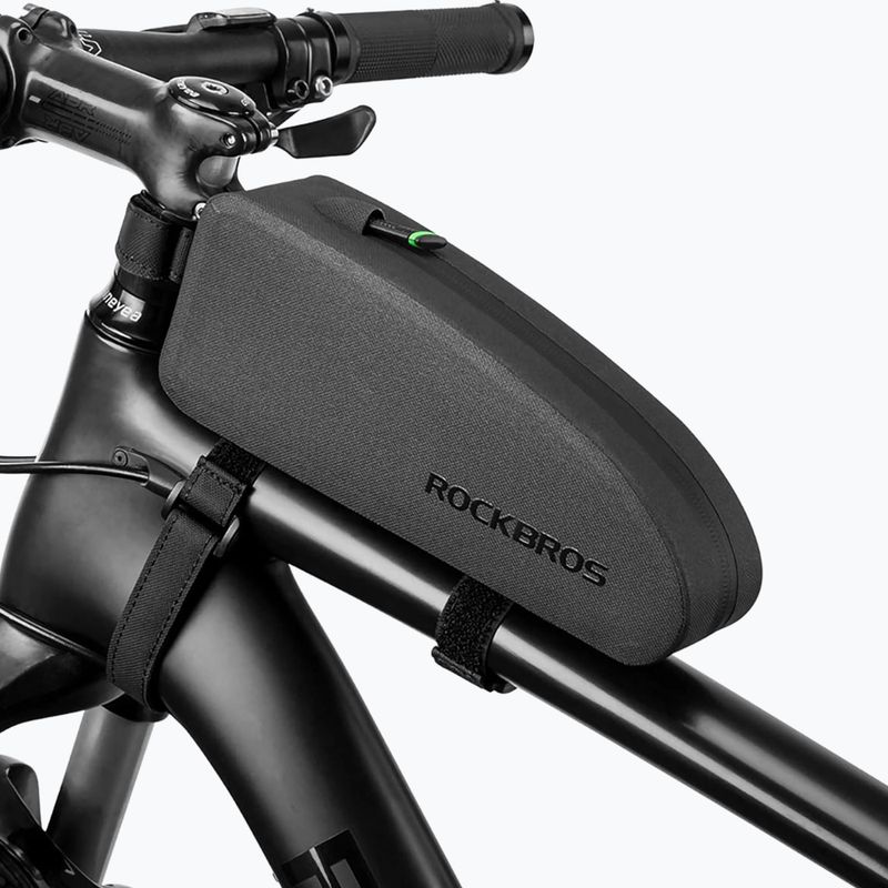 Cyklistická brašna na rám Rockbros AS-019-1 Bike Tube Bag L black 5