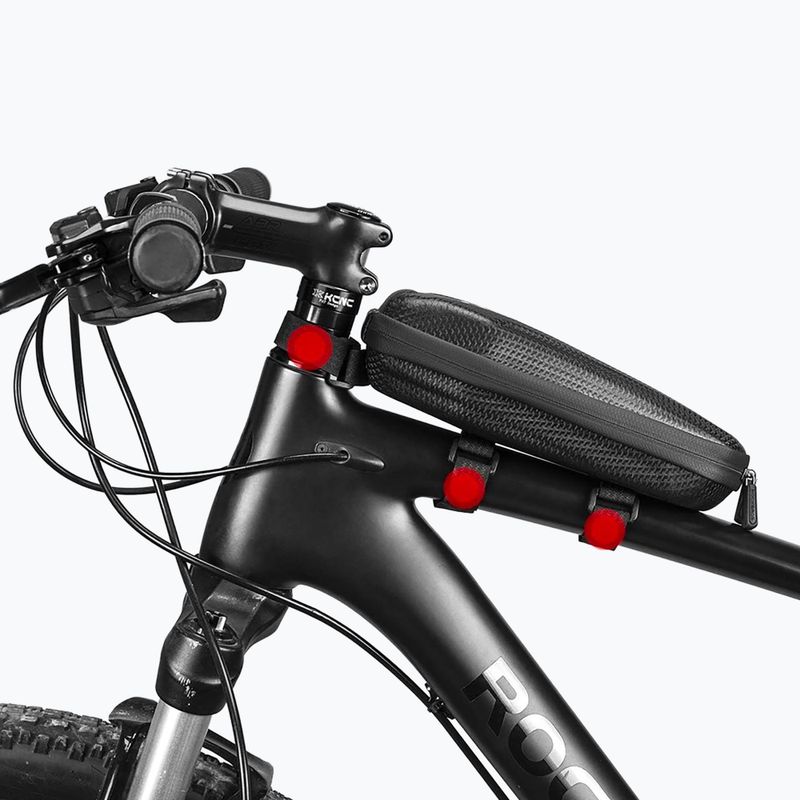 Cyklistická brašna na rám Rockbros B60 Bike Tube Bag M black 3