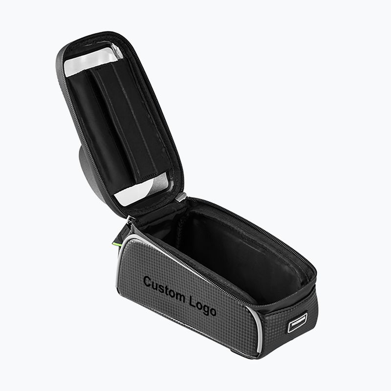 Cyklistická brašna na rám Rockbros 017-1BK Bike Tube Bag 1,5 l black 2