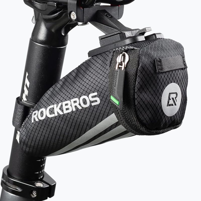 Taška pod sedlo na kolo Rockbros C28BK Bike Saddle Bag black 2