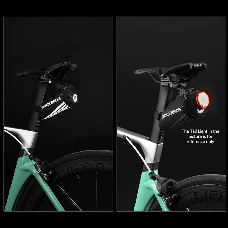 Taška pod sedlo na kolo Rockbros C28BK Bike Saddle Bag black 5