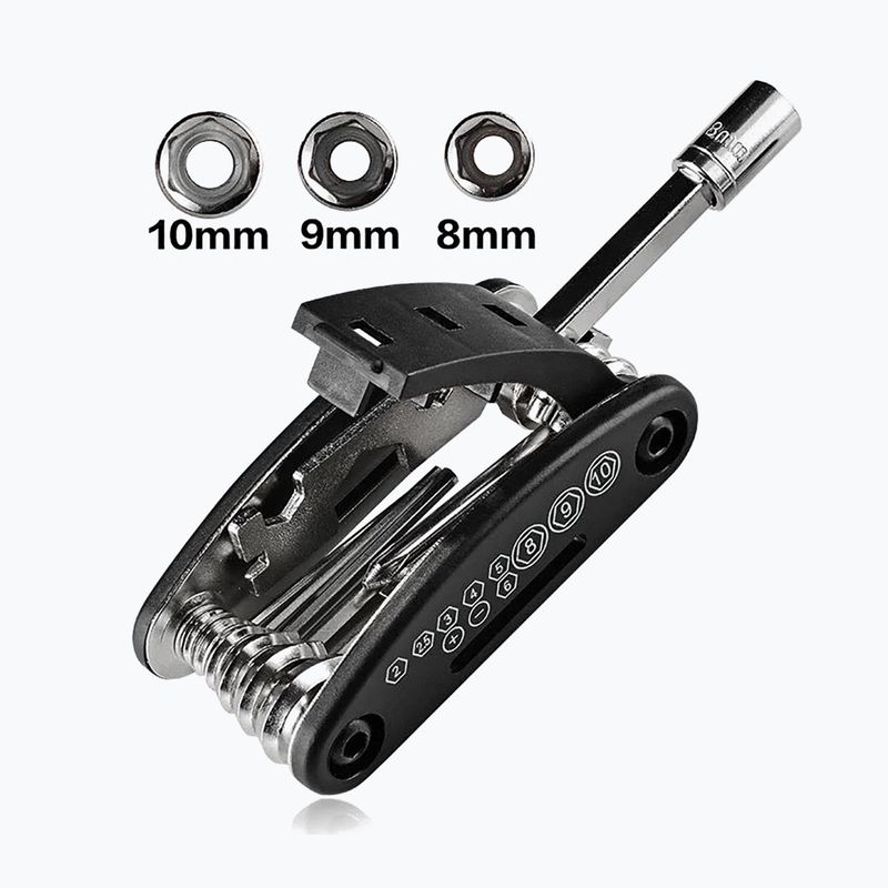 Klíč na kolo Rockbros GJ1601 Repair Tool 16in1 black/silver 4