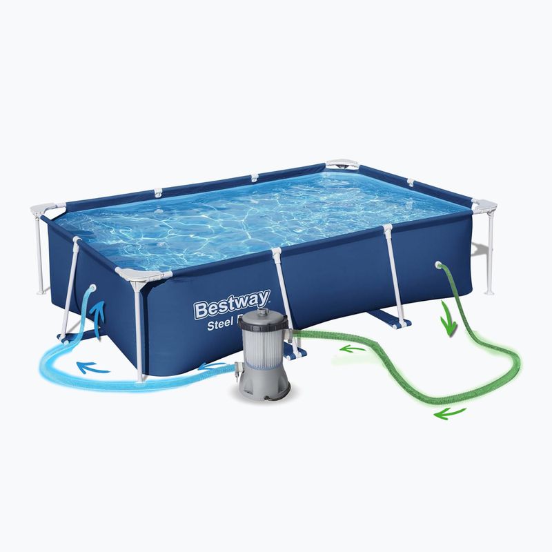 Bazén s kovovou konstrukcí  Bestway Steel Pro Pool 259 cm modrý  4