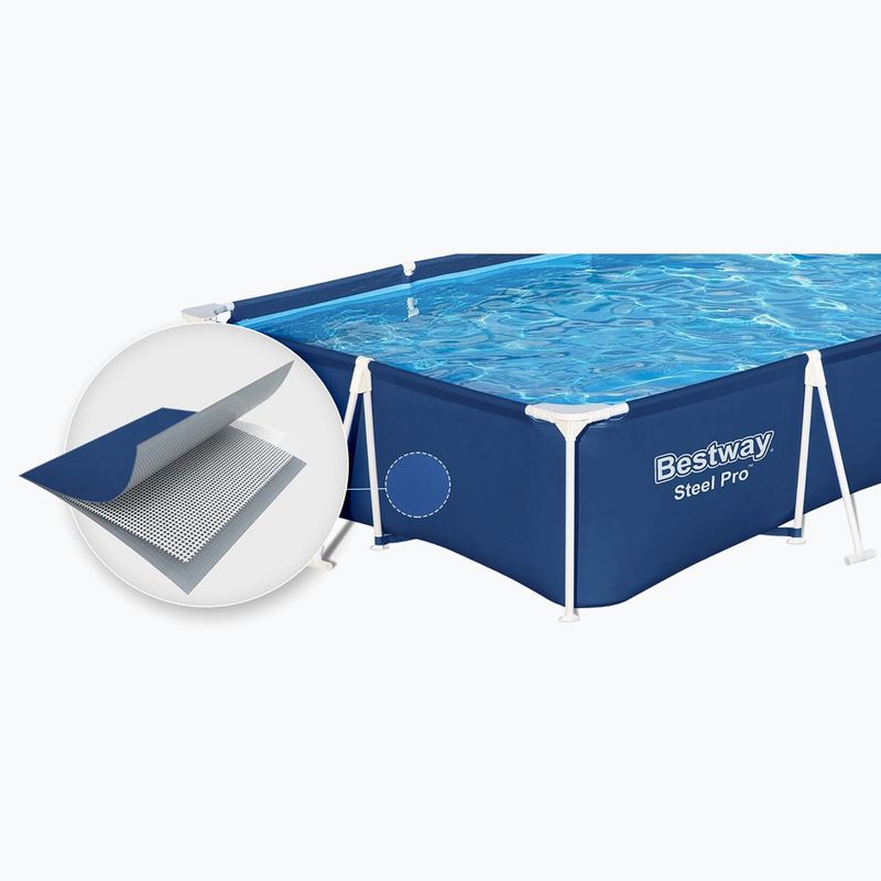 Bazén s kovovou konstrukcí  Bestway Steel Pro Pool 300 cm modrý  3