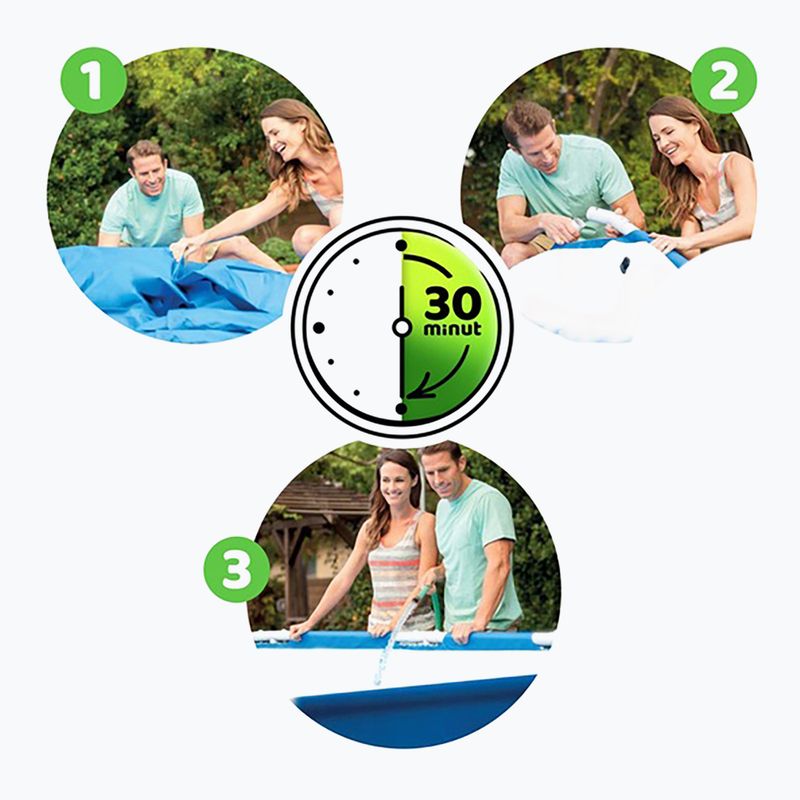 Bazén s kovovou konstrukcí  Bestway Steel Pro Pool 300 cm modrý  6