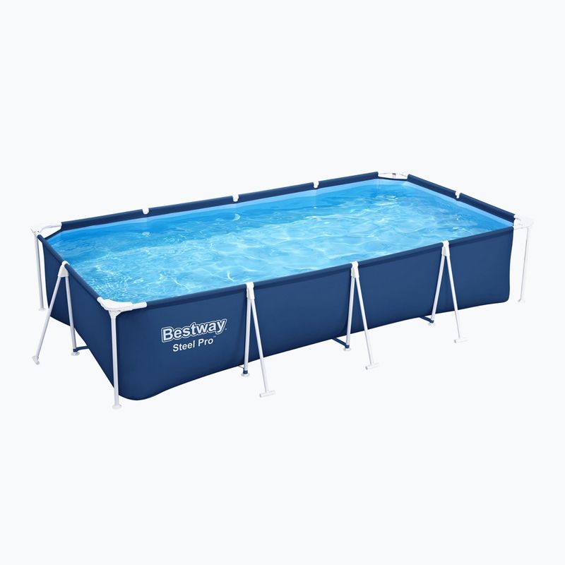 Bazén s kovovou konstrukcí  Bestway Steel Pro Pool 400 cm modrý  2