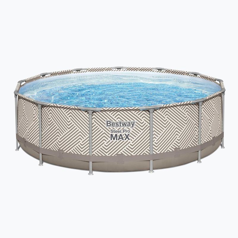 Bazén s kovovou konstrukcí  Bestway Steel Pro Max Pool Set 396 x 107 cm béžový 3